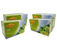 Kruidenthee uit de bergen van de Alpen, lindebloesemthee, 4 pakken van 20 zakjes (80 theezakjes)