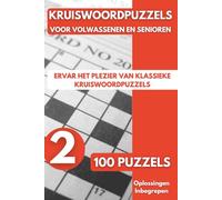 Kruiswoordpuzzels Voor Volwassenen: Puzzelboek voor Tieners, Volwassenen en Senioren - 100 Puzzels 02