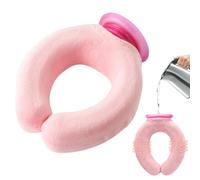 Krujecnt Bolsa de agua caliente - Soporte ergonómico para el cuello reutilizable | Calentador de cuello, bolsa de agua caliente | para comprimir frío, clima frío, dormir al aire libre, camping, hogar