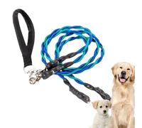 Krujecnt Correa para Perros,Correas Elásticas Doble Cuerda | Resistente y Duradero Cómodo para Playa Parque Entrenamiento y Paseos Seguridad Mejorada Comodidad al Aire Libre para Tirar