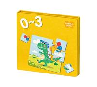 Krujecnt Magnéticos para Niños Pequeños,Juguetes de Viaje Portátiles para Aprendizaje Preescolar - Puzzle Magnético Infantil - para la Coordinación -Manual y Habilidades Motoras