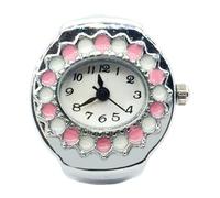 Krujecnt Relojes de Anillo para Mujer, Anillo de Reloj de Alta precisión para Mujer, Reloj de, joyería Vintage para cumpleaños, día de la Madre, Navidad, San Valentín, Amigos, Familia, Rosa