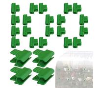 Krujecnt Sujetadores Para Malla de Jardín,100 Piezas De Sujetadores De Lámina | Abrazadera Reutilizable para Estructuras de Cubierta,Jardinería Y Plantación