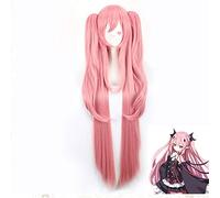 Krul Tepes Cosplay peluca Anime Owari no Seraph Seraph of The End tercer antepasado vampiro disfraz Sexy peluca de pelo sintético + peluca con gorro de peluca