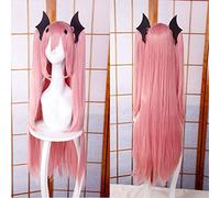 Krul Tepes Peluca de cosplay Anime Owari no Seraph Seraph of The End Tercer antepasado Vampiro Disfraz Sexy Peluca de pelo sintético + gorro de peluca Peluca y sombreros