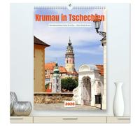 Krumau in Tschechien - Wunderschönes Cesky Krumlov (hochwertiger Premium Wandkalender 2026 DIN A2 hoch), Kunstdruck in Hochglanz: Ein Besuchermagnet in Südböhmen an den Flussschleifen der Moldau
