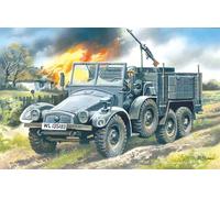 Krupp L2h143 Kfz.70, German Luz LED Army Camión 1:72 Plástico Modelo Kit Icm