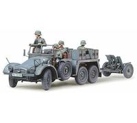 Krupp Protze 1 Ton 6x4 Kfz.69 Remolque Camión Con 3.7 CM Pak 1 :3 5 Plástico Kit