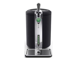 Krups Beertender Compact Ultimate, máquina de cerveza a presión, Espuma y temperatura perfectas, Barriles 5 L, YY5603FD