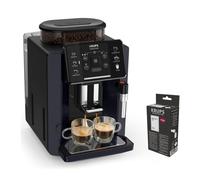 Krups Cafetera Automática Sensation C50, Potencia 1450W, 5 tipos bebidas, 15 bares, fácil mantenimiento, ajustes personalizados, panel táctil, espumador de leche, Incluye Kit Descalcificador, EA9109OM