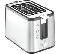 KRUPS Control Line, Tostador 2 Ranuras, 6 Niveles tostado, Inox | Potencia 750W, Modo Recalentar/Descongelar, Sistema extra-elevación, Botón Stop, Bandeja Recogemigas, KH442D