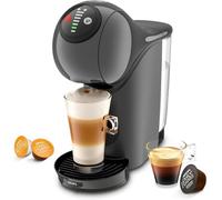 KRUPS Dolce Gusto Genio S, Cafetera Cápsulas, Depósito 0,8L, Gris | Ultracompacta, 15 Bares, Bebidas calientes y frías, Tecnología Automática, Depósito extraíble, 2 Niveles temperatura, KP243B