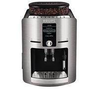 Krups EA 826E - Máquina espresso, automática, de café molido, 1450 W, 1.8 L, acero inoxidable, negro/gris