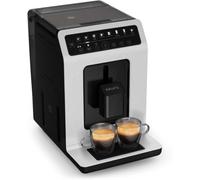 Krups EA897A Evidence ECOdesign Máquina de café automática | One-Touch - Cappuccino | Ecológico | Control táctil | Personalizable | Grupo dispensador de metal | Durable | Blanco/Pizarra
