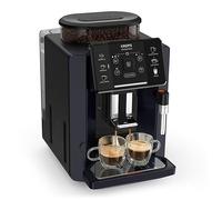 Krups EA910B Sensation cafetera espresso completamente automática Nocturno/negro, fácil de usar, fácil de mantener, alertas de iluminación, limpieza conveniente, ajustes personalizados