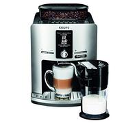 KRUPS Espresseria Latt, Tanque 1,7 L, 1450 W, Cafetera de Acero, Trituradora, Cappuccino Instantáneo, Limpieza Automática, 15 Bares YY4201FD