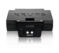 Krups FDK FDK461 - Sandwichmaker icónico de 850 W, placas antiadherentes con revestimiento de cerámica, diseño icónico, almacenamiento vertical, fácil de usar, negro, FDK461