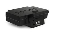 Krups FDK Iconic Sandwichmaker 850 W, placa antiadherente de cerámica, diseño icónico, almacenamiento vertical, fácil de usar, negro, FDK461