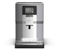 Krups Intuition Experience EA876D, Cafetera superautomática, Pantalla táctil color, Máquina de café con indicadores lumínicos, 17 bebidas personalizables, Acero inoxidable, Color Negro/Metal