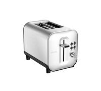 Krups KH682D10 Krups KH682D10 Tostador de 2 ranuras acero inoxidable Excellence, ancho ajustable, 8 niveles de potencia, palanca elevadora del pan, función parada, descongelar, recalentar