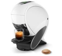 KRUPS Machine a café NESCAFÉ Dolce Gusto, Dosettes compostables, Néo Blanc KP850110