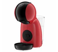Krups Nescafé Dolce Gusto Máquina de café cápsulas, Presión 15 bar, Máquina de café cápsulas, Multi-bebidas frías o calientes, Intuitiva, Compacto, Modo eco, Piccolo XS Rojo KP1A3510