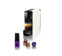 KRUPS Nespresso Essenza, Máquina de café, Diseño Compacto, Ultraligera, Fácil de Usar, Pure White, XN1101RET