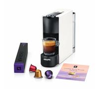 KRUPS Nespresso Essenza Mini, Cafetera de Cápsulas, Blanca | 19 Bares, Compacta, Ultraligera, Fácil de usar, 2 Opciones de café, Funcionamiento automático, XN1101RET