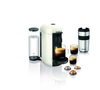 Krups Nespresso Vertuo Plus Independiente - Cafetera (Independiente, Cafetera de filtro, 1,2 L, Cápsula de café, 1260 W, Blanco)