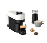 Krups Nespresso VERTUO Pop XN9201 - Cafetera de cápsulas, máquina de café expreso de Krups, 4 tamaños tazas, tecnología Centrifusion, 35 % plástico reciclado, Coconut White, Color Blanco