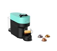 Krups Nespresso VERTUO Pop XN9204 - Cafetera de cápsulas, máquina de café expreso, 4 tamaños tazas, tecnología Centrifusion, 35 % plástico reciclado, Color Menta