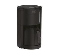 Krups Pro Aroma KM303810 | cafetera con filtro de 1 litro de capacidad | con termo | 800 vatios | para 10-15 tazas de café | negra