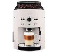 Krups Roma, Cafetera superautomática, Depósito de agua 1,6 L, 3 niveles de temperatura, 3 niveles de intensidad, 15 bares, Molinillo cónico de metal, Panel de control fácil, Blanca, EA8105