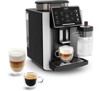 Krups Sensation Milk, Cafetera Automática, 6 Bebidas a Base de Café y Café con Leche, Tecnología Milk Maestro, Jarra de leche integrada, Fácil de Usar, Plateado, EA912E10