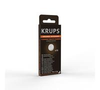 KRUPS Tabletas de Limpieza para Cafeteras Automáticas | Ayuda a mantener el rendimiento de la cafetera, Elimina Grasas y Residuos, XS3000