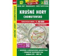 Krušné hory - Chomutov/Erzgebirge - Komotau (mapa de ruedas 1:40.000) (SHOCart Wander - mapa de ruedas 1:40.000 República Checa, volumen 407)