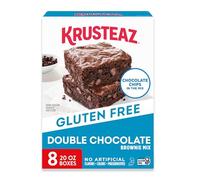 Krusteaz Gluten Free Double Chocolate Brownie Mix, 20-Ounce Boxes (Pack of 8)