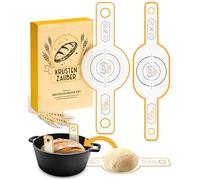 Krustenzauber 2 piezas de silicona duradera para hornear y accesorios para pan. Alfombrilla eleva suavemente el pan en la olla.