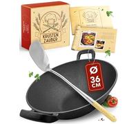 KRUSTENZAUBER Sartén wok de inducción de hierro fundido