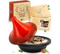 KRUSTENZAUBER Tajín para 2-4 personas - Hierro fundido 27 cm - Apto para inducción y horno