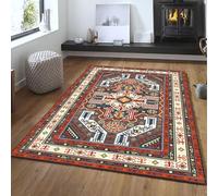 KRXSOBNV, Alfombra de Cocina for Comedor, Alfombra Dormitorio, Tacto Suave, alfombras Lavables diseño Vintage retales Coloridos for decoración del hogar y Sala Estar ，Alfombras(Pattern 06,80 * 120cm)
