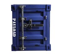 KRXSOBNV, Armario contenedor de Estilo Industrial, sofá, Mesa Auxiliar de Metal, mesita de Noche for Dormitorio, Organizador, Muebles de decoración,Armarios de almacenaje Vintage(8,Cyan Blue)