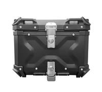 KRXSOBNV. Baúl for motocicleta, caja trasera de aluminio for motocicleta, almacenamiento for maletero con placa base de soporte for equipaje de casco, baúl for motocicleta, baúl for motocicleta .Porta