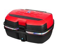 KRXSOBNV. Baúl superior for motocicleta con cerradura, estuche trasero for maletero de patinete de montaje, liberación rápida, estuche superior for almacenamiento de equipaje for casco de turismo .Por