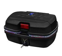KRXSOBNV. Baúl superior for motocicleta con cerradura, estuche trasero for maletero de patinete de montaje, liberación rápida, estuche superior for almacenamiento de equipaje for casco de turismo .Por