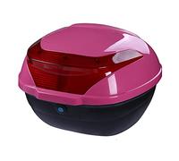 KRXSOBNV. Caja Superior for Maletero de Motocicleta, Caja Trasera Touring for Scooter, Estuche de Almacenamiento for Motocicleta, con Accesorios de Montaje, Espacioso y Duradero .Portaequipajes(Pink)