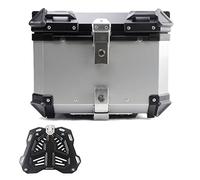 KRXSOBNV. Caja superior for motocicleta 28-100L, caja trasera for motocicleta, carcasa superior de aluminio for motocicleta, ciclomotor, carcasa trasera con cerradura de seguridad .Portaequipajes(B 10