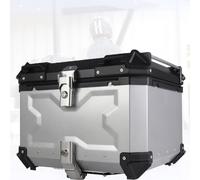 KRXSOBNV. Caja superior for motocicleta, caja for casco de herramientas de almacenamiento trasero de aluminio y absorción de impactos, for motocicleta y scooter con accesorios de montaje .Portaequipaj