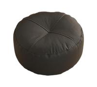 KRXSOBNV, Cojín de Suelo Cojines de Tatami Almohada de Suelo de futón Decorativa Redonda, Exterior, cojín de Patio for Interior, Exterior, Silla de Oficina en casa,Cojín(Black)