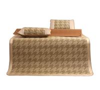 KRXSOBNV, Colchón de Verano de bambú, Estera de ratán for Adultos y Estudiantes, Kit Fresco Mapuba, Cama Doble portátil Plegable,Colchonetas para Dormir en Verano(1,90x195cm 2pcs Set)